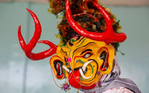Person in Mask